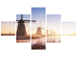 5-piece-canvas-print-kinderdijk-iv