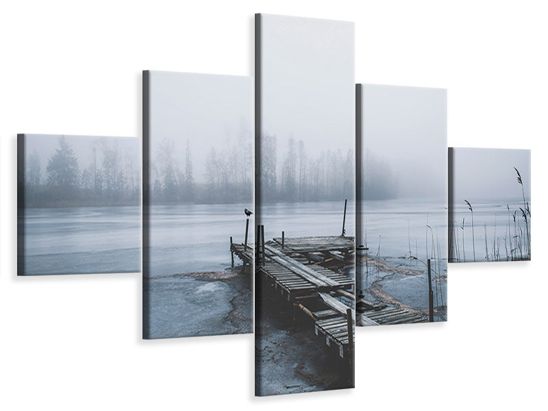 5-piece-canvas-print-left-for-winter