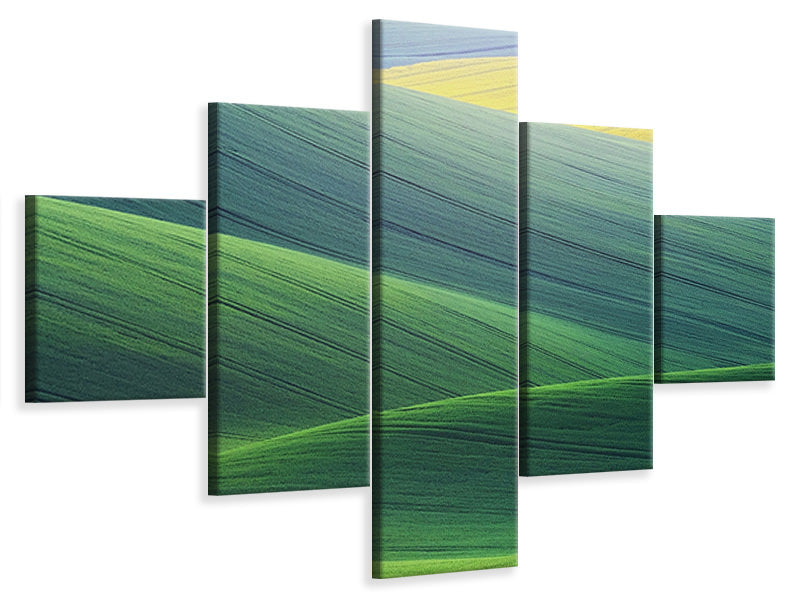 5-piece-canvas-print-lines