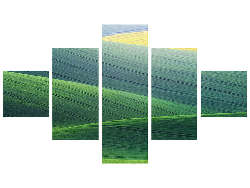 5-piece-canvas-print-lines