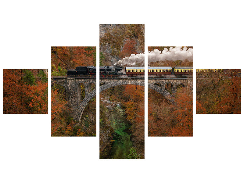 5-piece-canvas-print-museum-train