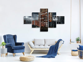 5-piece-canvas-print-puzzle-reflection