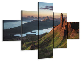 5-piece-canvas-print-scotland-old-man-of-storr