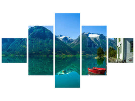 5-piece-canvas-print-the-glacier-lake