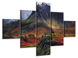 5-piece-canvas-print-the-lady-of-snaefellsnes