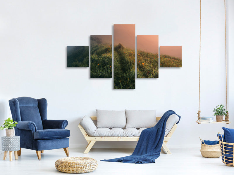 5-piece-canvas-print-the-story-of-the-foggy-morning