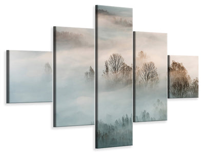 5-piece-canvas-print-winter-fog