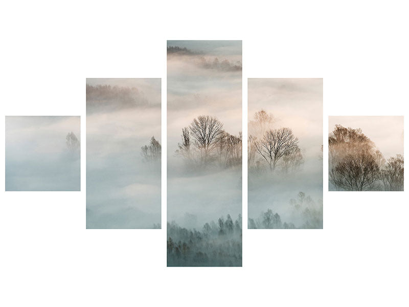 5-piece-canvas-print-winter-fog