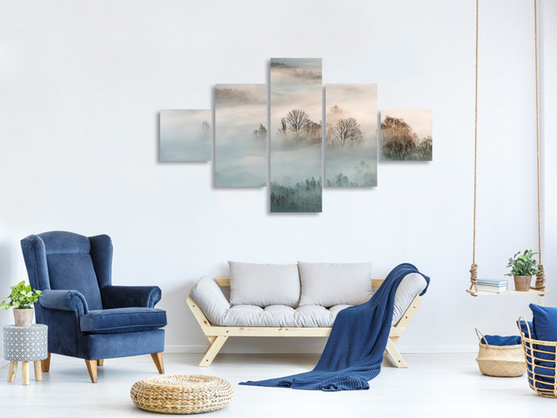 5-piece-canvas-print-winter-fog