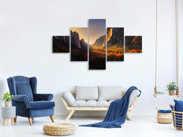 5-piece-canvas-print-yosemite-firefall