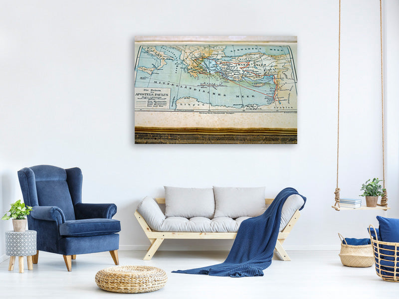 canvas-print-antique-map