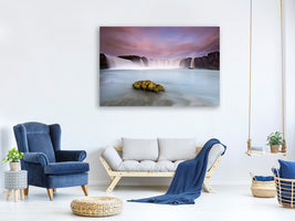 canvas-print-godafoss-and-the-moon