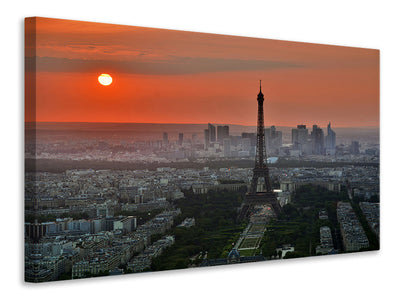 canvas-print-paris-in-the-evening-light