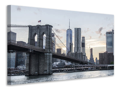 canvas-print-the-brooklyn-bridge-in-the-evening