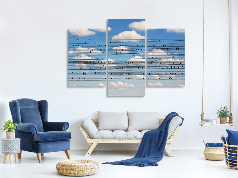 modern-3-piece-canvas-print-cantus-arcticus-concerto-for-birds