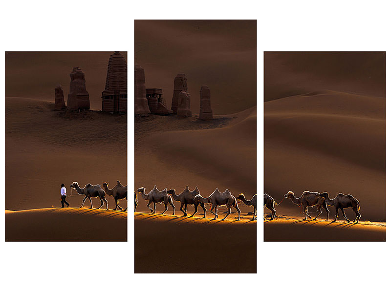 modern-3-piece-canvas-print-castle-and-camels