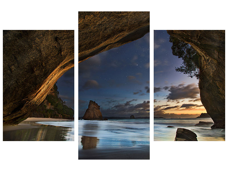 modern-3-piece-canvas-print-cathedral-cove