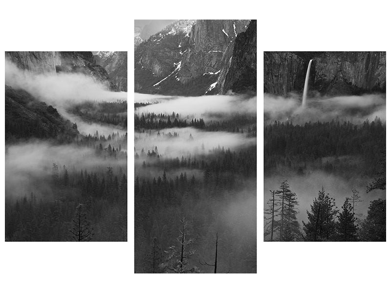 modern-3-piece-canvas-print-fog-floating-in-yosemite-valley