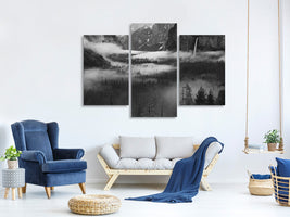 modern-3-piece-canvas-print-fog-floating-in-yosemite-valley