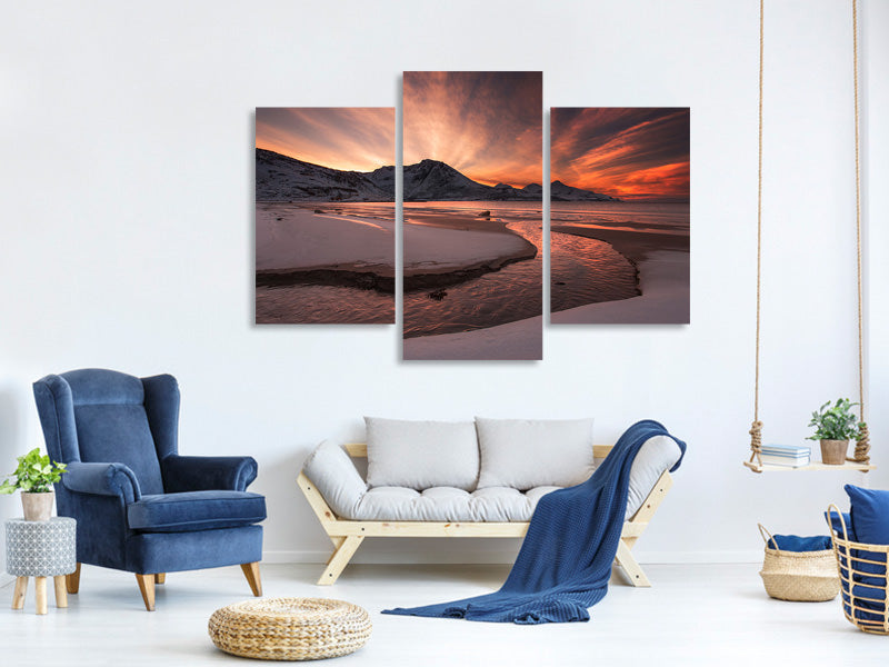 modern-3-piece-canvas-print-golden-sunset