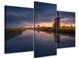 modern-3-piece-canvas-print-kinderdijk-windmills
