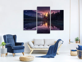 modern-3-piece-canvas-print-lake-house-sunrise