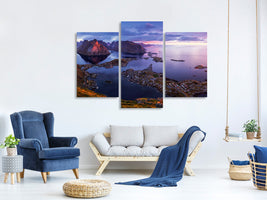 modern-3-piece-canvas-print-lofoten-sunrise