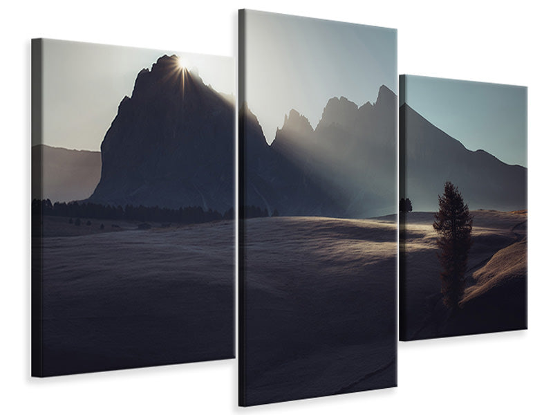 modern-3-piece-canvas-print-morning-in-dolomites