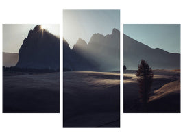 modern-3-piece-canvas-print-morning-in-dolomites
