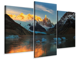 modern-3-piece-canvas-print-morning-light-at-cerro-torre
