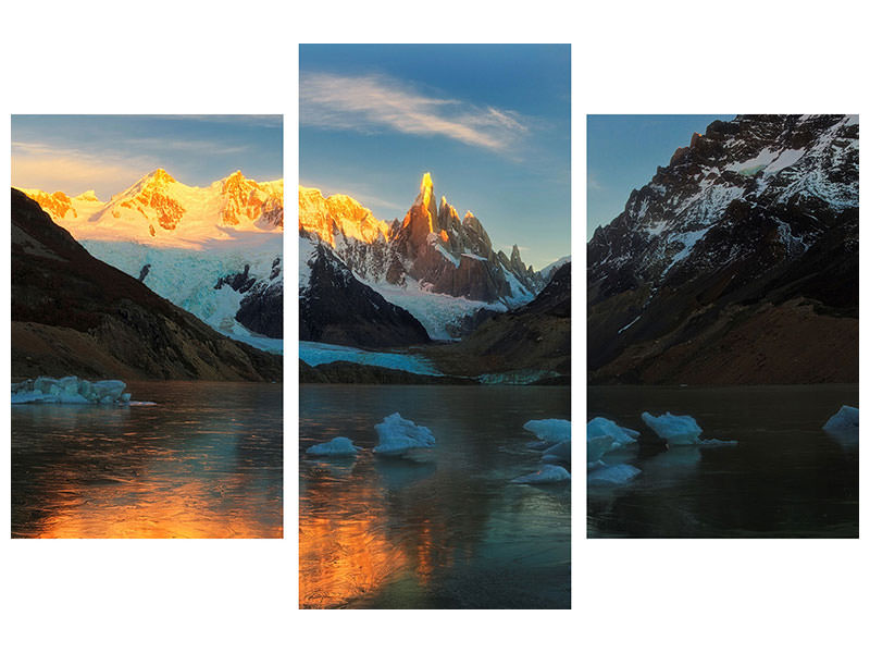 modern-3-piece-canvas-print-morning-light-at-cerro-torre