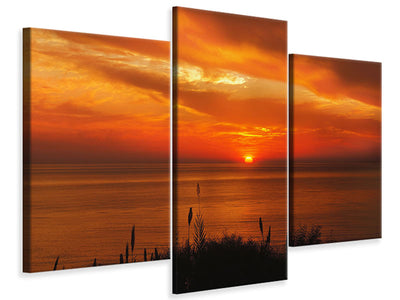 modern-3-piece-canvas-print-peaceful-evening-mood-by-the-sea