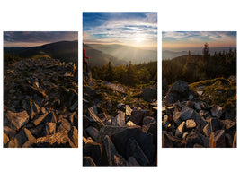 modern-3-piece-canvas-print-rocks-table