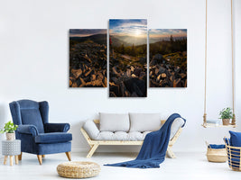 modern-3-piece-canvas-print-rocks-table