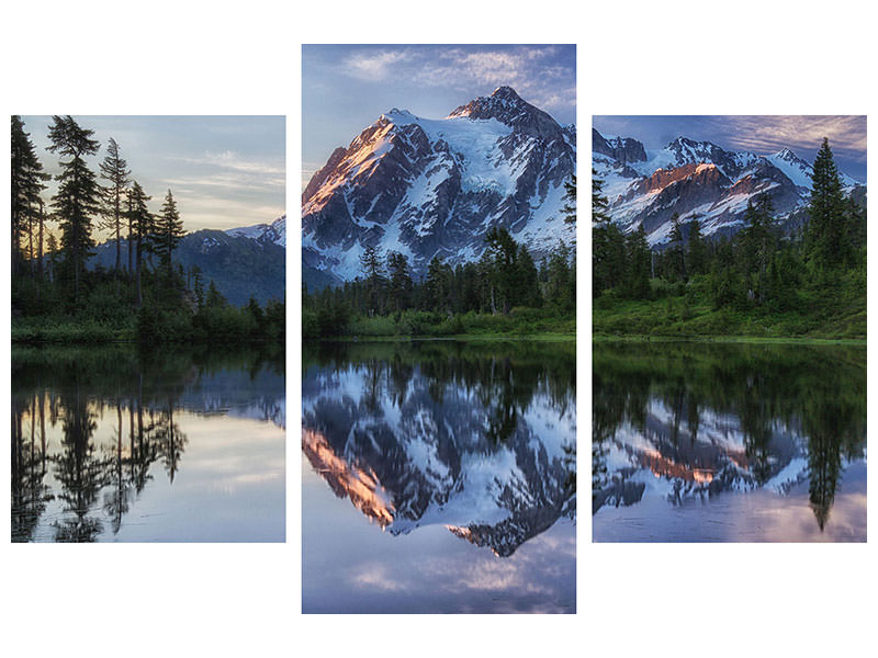 modern-3-piece-canvas-print-sunrise-on-mount-shuksan