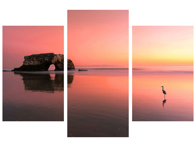 modern-3-piece-canvas-print-sunset-at-the-natural-bridge-ii