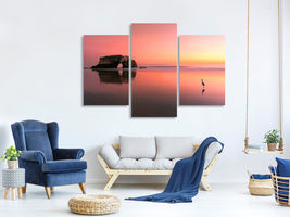 modern-3-piece-canvas-print-sunset-at-the-natural-bridge-ii