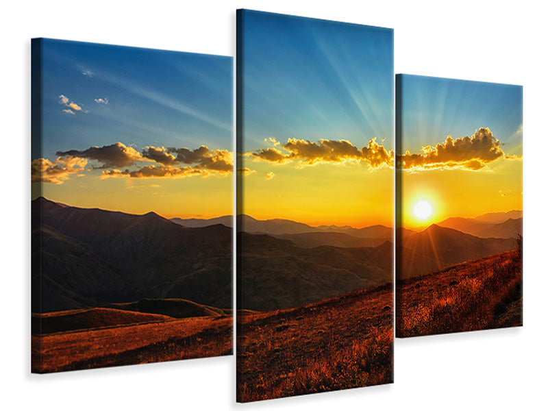 modern-3-piece-canvas-print-sunset-in-the-world-of-mountains