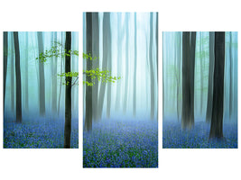 modern-3-piece-canvas-print-the-blue-forest