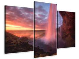 modern-3-piece-canvas-print-the-burning-falls