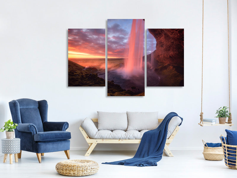 modern-3-piece-canvas-print-the-burning-falls