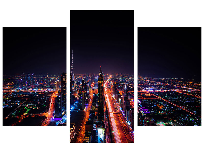 modern-3-piece-canvas-print-the-colorful-lights-of-dubai