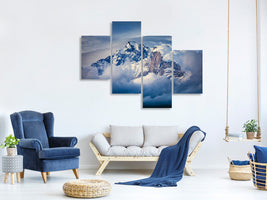 modern-4-piece-canvas-print-annapurna-range