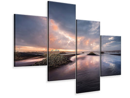 modern-4-piece-canvas-print-black-sand