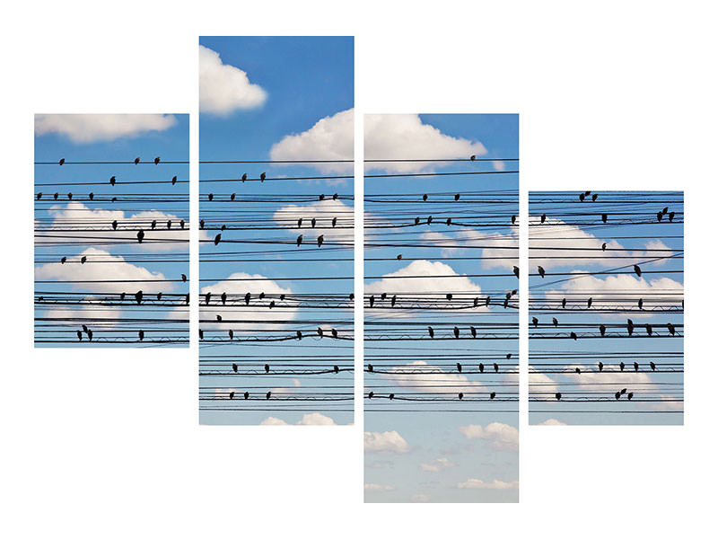 modern-4-piece-canvas-print-cantus-arcticus-concerto-for-birds