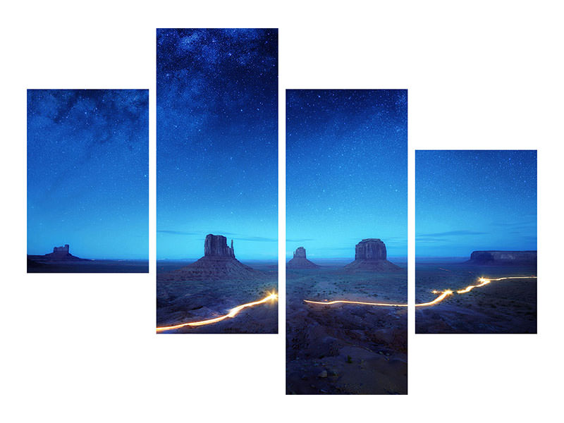 modern-4-piece-canvas-print-magic-monument-valley