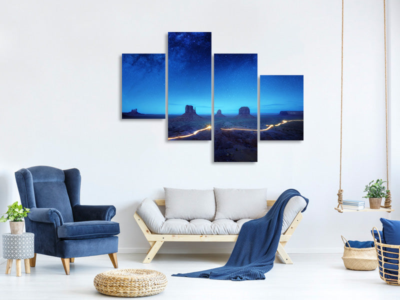 modern-4-piece-canvas-print-magic-monument-valley