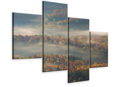 modern-4-piece-canvas-print-misty-morning-ii-a