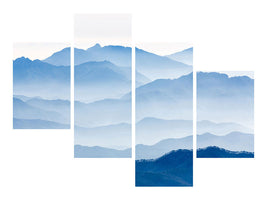 modern-4-piece-canvas-print-misty-mountains