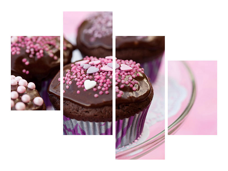 modern-4-piece-canvas-print-muffins
